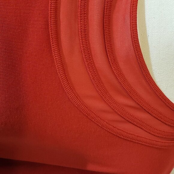 EUC - Rafaella Red Sweater 3/4 sleeve 100% Cotton - Picture 5 of 7